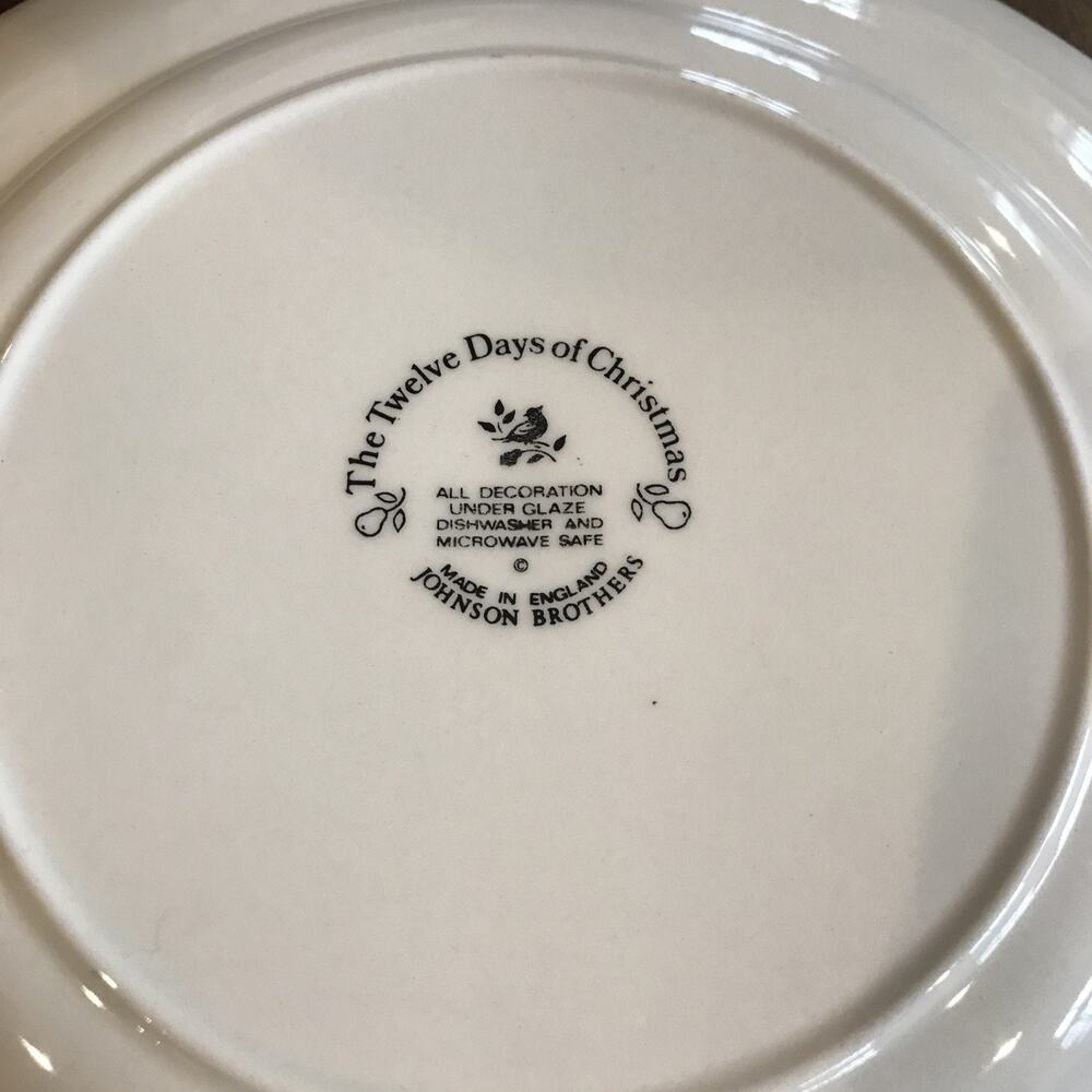 Johnson Brothers 12 Days Of Christmas Single Dinner Plate 10-1/4” Excellent - Picture 7 of 7